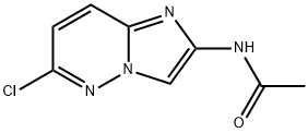 N-(6-chloroimidazo[1,2-b]pyridazin-2-yl)acetamide Struktur