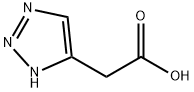 2-(1H-1,2,3-triazol-4-yl)acetic acid 化学構造式