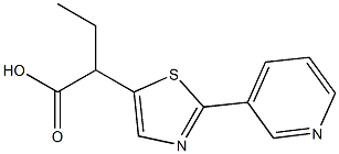 2- (3- pyridyl) - -5 thiazole ethyl acetate. Structure