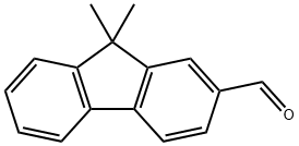 9,9-Dimethyl-9H-fluorene-2-carbaldehyde Struktur