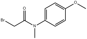 2-Bromo-N-(4-methoxyphenyl)-N-methylacetamide Structure