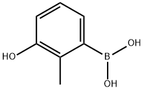 3-Hydroxy-2-methylphenylboronic acid Structure