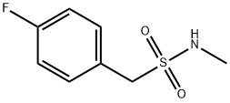 1-(4-fluorophenyl)-N-methylmethanesulfonamide Struktur