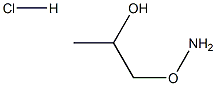 1-(アミノオキシ)プロパン-2-オール塩酸塩 化学構造式