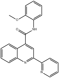 N-(2-methoxyphenyl)-2-(pyridin-2-yl)quinoline-4-carboxamide Structure