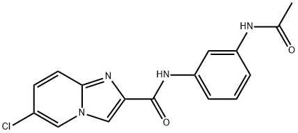 951985-85-6 N-[3-(acetylamino)phenyl]-6-chloroimidazo[1,2-a]pyridine-2-carboxamide