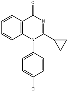 1-(4-Chlorophenyl)-2-cyclopropylquinazolin-4(1H)-one Structure