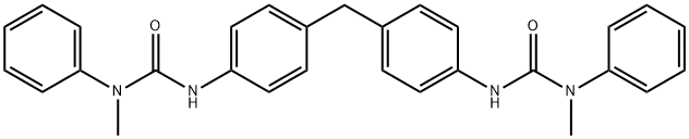 4,4'-BIS(3-METHYL-3-PHENYLUREIDO)DIPHENYLMETHANE Structure