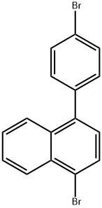 1-溴-4-(4-溴苯基)萘, 952604-26-1, 结构式