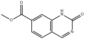 7-Quinazolinecarboxylic acid, 1,2-dihydro-2-oxo-, methyl ester Struktur