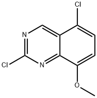 2,5-二氯-8-甲氧基喹唑啉 结构式