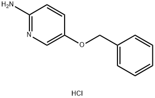 5-(ベンジルオキシ)ピリジン-2-アミン HCL 化学構造式