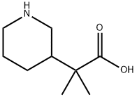2-methyl-2-(piperidin-3-yl)propanoic acid,953079-98-6,结构式