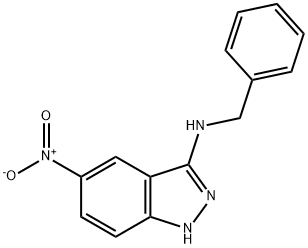 N-Benzyl-5-nitro-1H-indazol-3-amine Structure