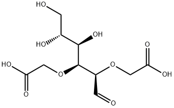 2,3-Di-O-carboxymethyl-D-glucose 化学構造式