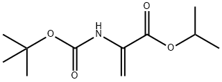 isopropyl 2-((tert-butoxycarbonyl)amino)acrylate Structure