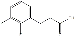 3-(2-Fluoro-3-methyl-phenyl)-propionic acid Structure