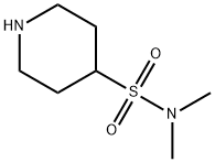 N,N-二甲基哌啶-4-磺酰胺 结构式
