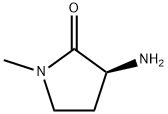 (S)-3-氨基-1-甲基-2-吡咯烷酮 结构式