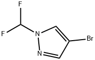 1-二氟甲基-4-溴吡唑, 956477-67-1, 结构式