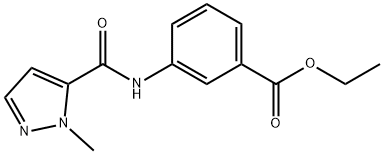 ethyl 3-(1-methyl-1H-pyrazole-5-carboxamido)benzoate|