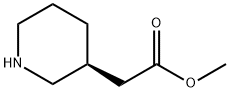 3-Piperidineacetic acid,methyl ester,(3S)- 化学構造式