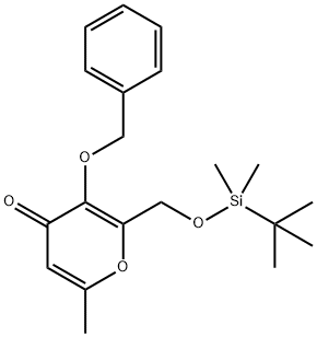958457-25-5 3-(苄氧基)-2-(((叔-丁基二甲基甲硅烷基)氧代)甲基)-6-甲基-4H-吡喃-4-酮