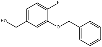 4-Fluoro-3-(phenylmethoxy)benzenemethanol Structure