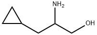 2-amino-3-cyclopropylpropan-1-ol 化学構造式