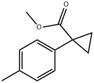 methyl 1-(p-tolyl)cyclopropanecarboxylate Struktur