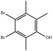 3,4-二溴-2,5,6-三甲基苯酚, 96089-14-4, 结构式