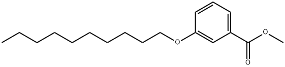 METHYL 3-(DECYLOXY)BENZOATE Struktur