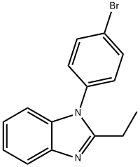 1H-Benzimidazole, 1-(4-bromophenyl)-2-ethyl-|1-(4-溴苯基)-2-乙基-1H-苯并咪唑
