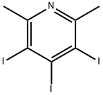 3,4,5-Triiodo-2,6-dimethylpyridine 化学構造式