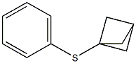 ビシクロ[1.1.1]ペンタン-1-イル(フェニル)硫酸 化学構造式