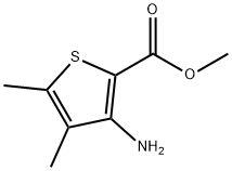 methyl 3-amino-4,5-dimethylthiophene-2-carboxylate Struktur