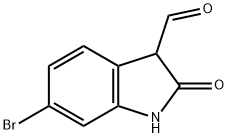 6-溴-2-氧-2,3-二氢-1H-吲哚-3-甲醛,99365-41-0,结构式