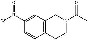 1-(3,4-dihydro-7-nitro-2(1H)-isoquinolinyl)ethanone Structure