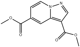 Dimethyl pyrazolo[1,5-a]pyridine-3,5-dicarboxylate Structure