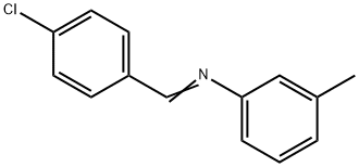 N-(4-CHLOROBENZYLIDENE)-M-TOLUIDINE Structure