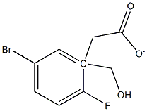 2-(acetoxymethyl)-4-bromo-1-fluorobenzene Structure
