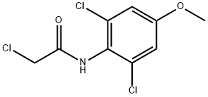 2-Chloro-N-(2,6-dichloro-4-methoxyphenyl)acetamide 化学構造式