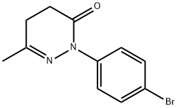 2-(4-溴苯基)-6-甲基-4,5-二氢哒嗪-3(2H)-酮, 99853-01-7, 结构式
