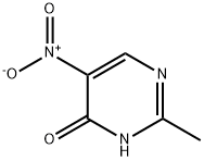 2-Methyl-5-nitropyrimidin-4(1H)-one, 99893-01-3, 结构式