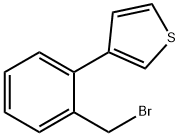 3-[2-(bromomethyl)phenyl]Thiophene Structure