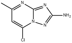 7-chloro-5-methyl-[1,2,4]triazolo[1,5-a]pyrimidin-2-amine Structure