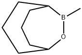 10-Methyl-10-bora-9-oxabicyclo[3.3.2]decane 化学構造式