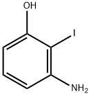 3-氨基-2-碘苯酚,99968-82-8,结构式