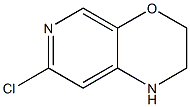 7-chloro-2,3-dihydro-1H-pyrido[3,4-b][1,4]oxazine Struktur