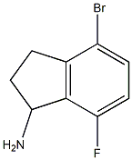 4-BROMO-7-FLUORO-2,3-DIHYDRO-1H-INDEN-1-AMINE